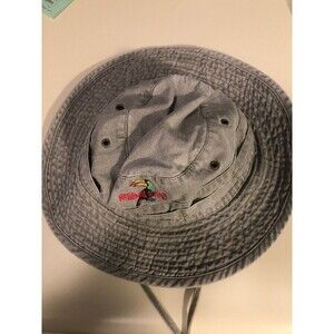 Sportsman Fishing Bucket Hat 100% Cotton Bass Embroidered Tan CLEAN